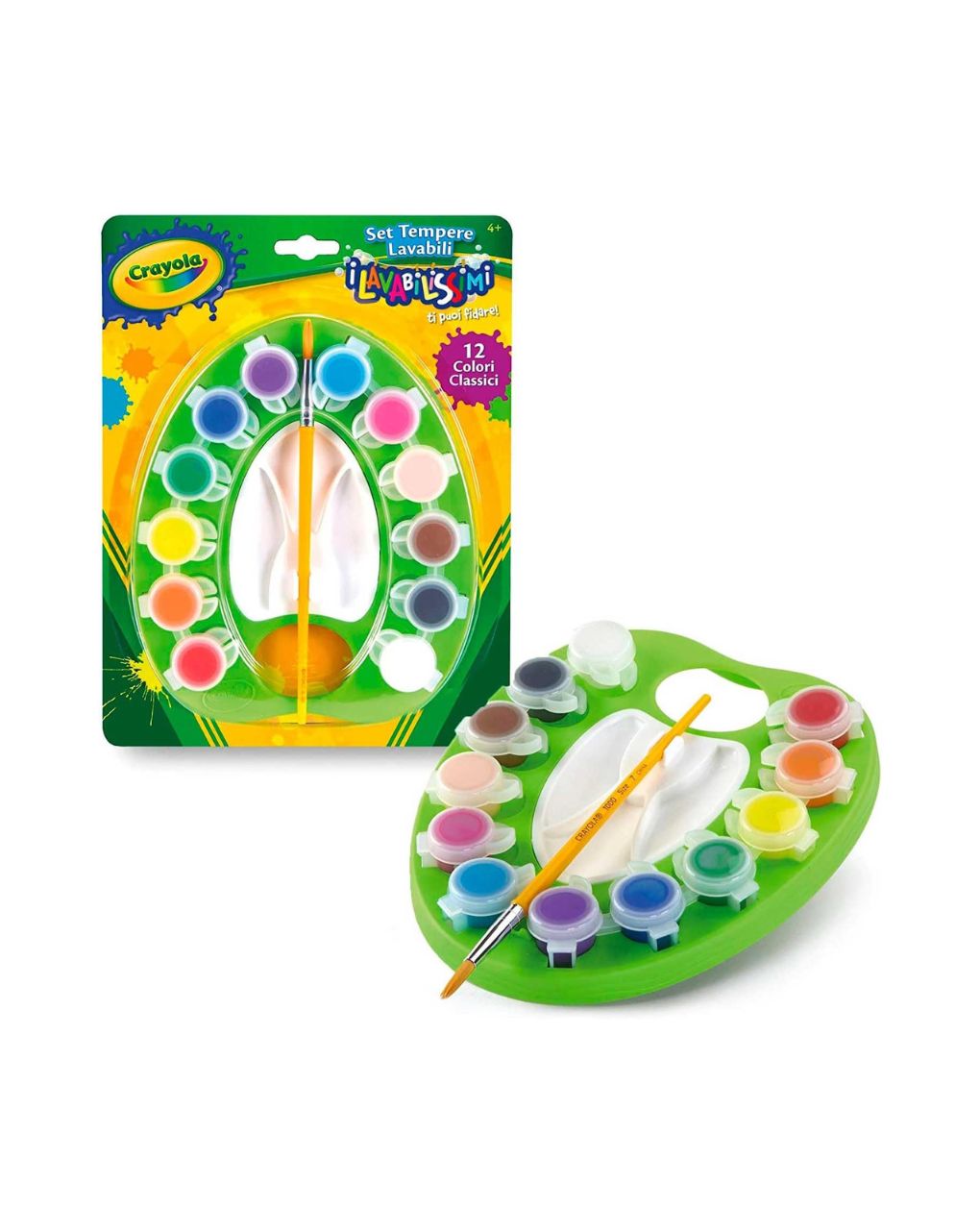 Crayola σετ πλενόμενες τέμπερες 12τμχ - Crayola