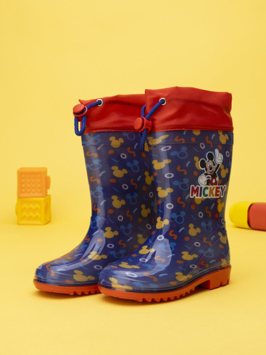 παιδικές γαλότσες μπλε με το mickey για αγόρι - Prénatal