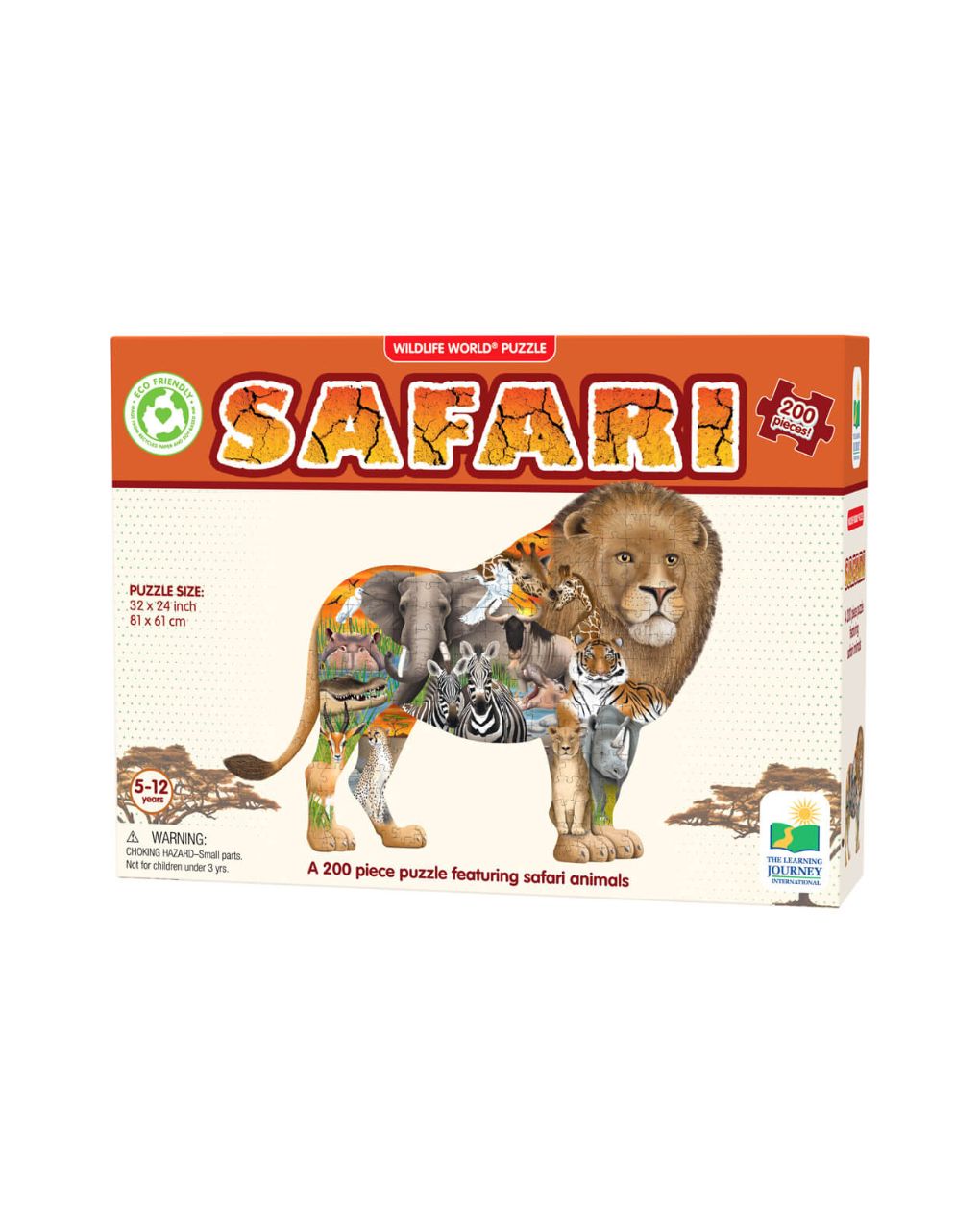 The learning journey παζλ 200 κομματιών άγρια ζωή σαφάρι j223697