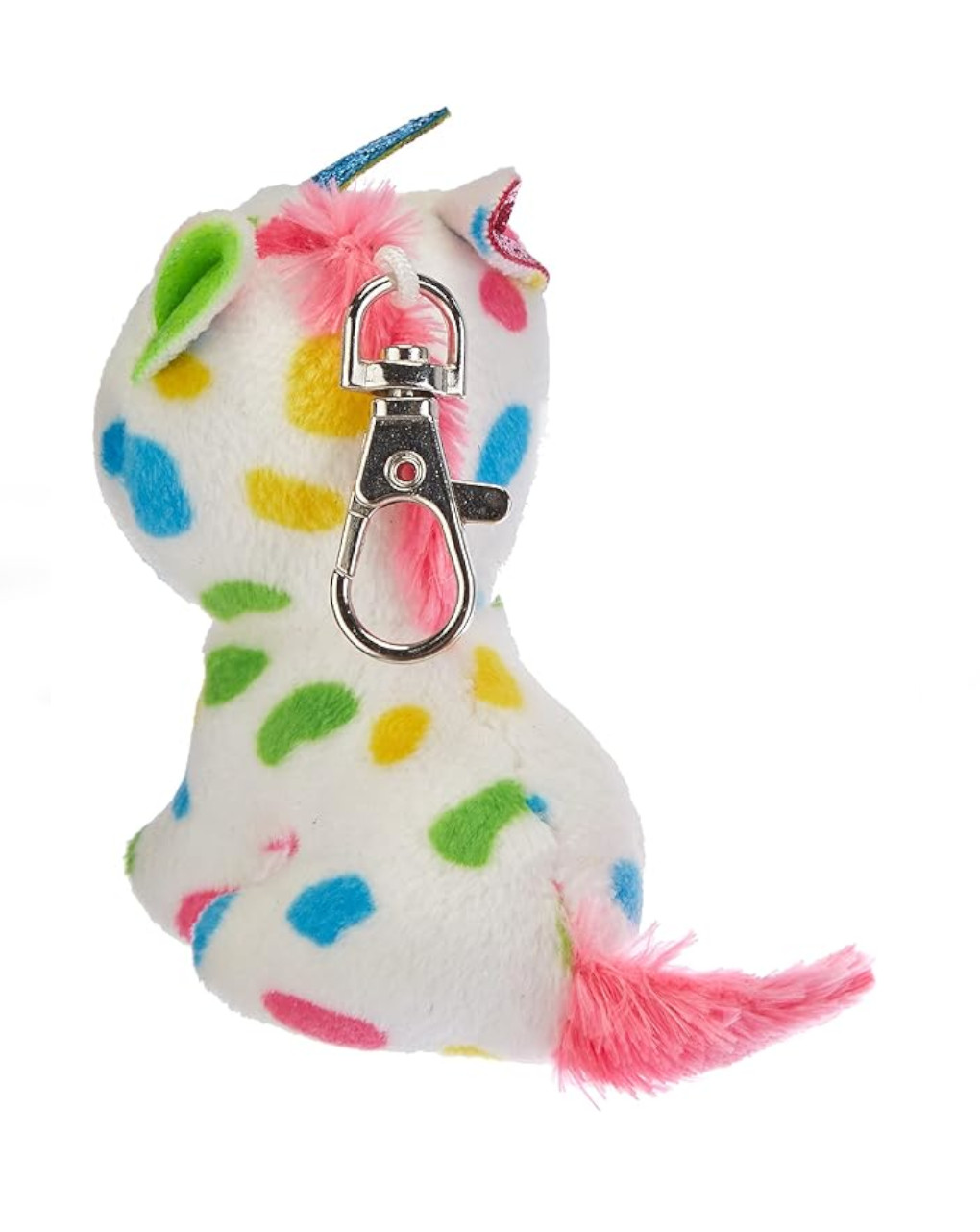 Ty beanie boos harmonie χνουδωτό μπρελόκ μονόκερος πιτσιλωτός λευκό 8.5cm 1607-35211 - TY