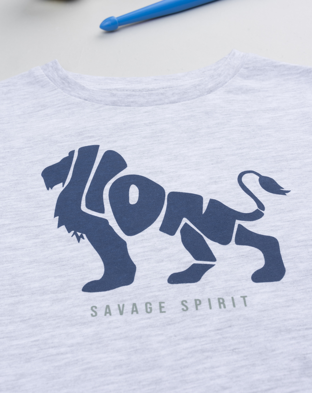 παιδική μπλούζα γκρι lion για αγόρι - Prénatal