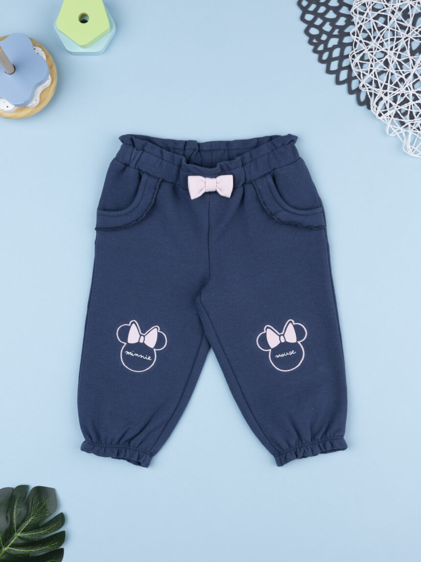βρεφικό παντελόνι φόρμας μπλε minnie για κορίτσι - Prénatal