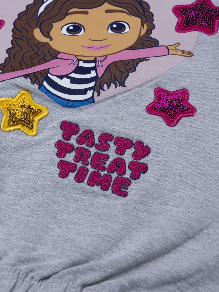 παιδική μπλούζα φούτερ γκρι gabby για κορίτσι - Prénatal