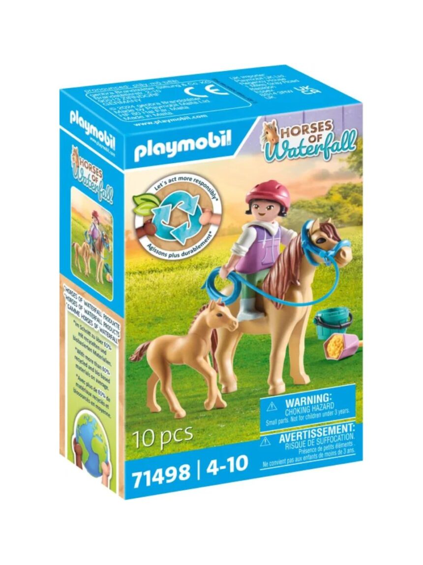 Playmobil horses of waterfall παιδάκι με άλογο & πουλάρι 71498 - Playmobil