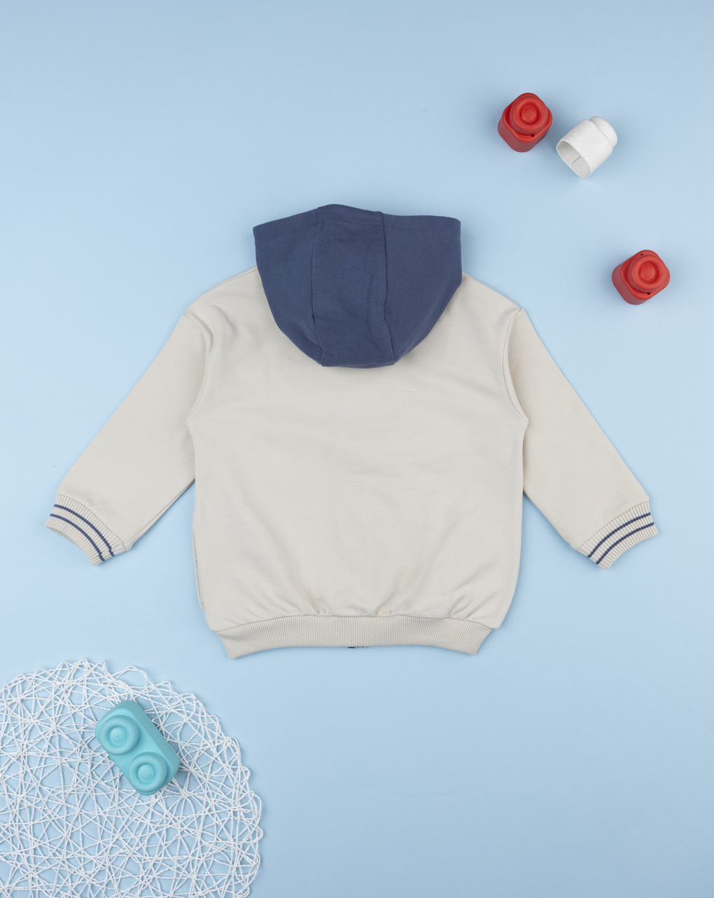 παιδική ζακέτα φούτερ μπεζ spiderman για αγόρι - Prénatal