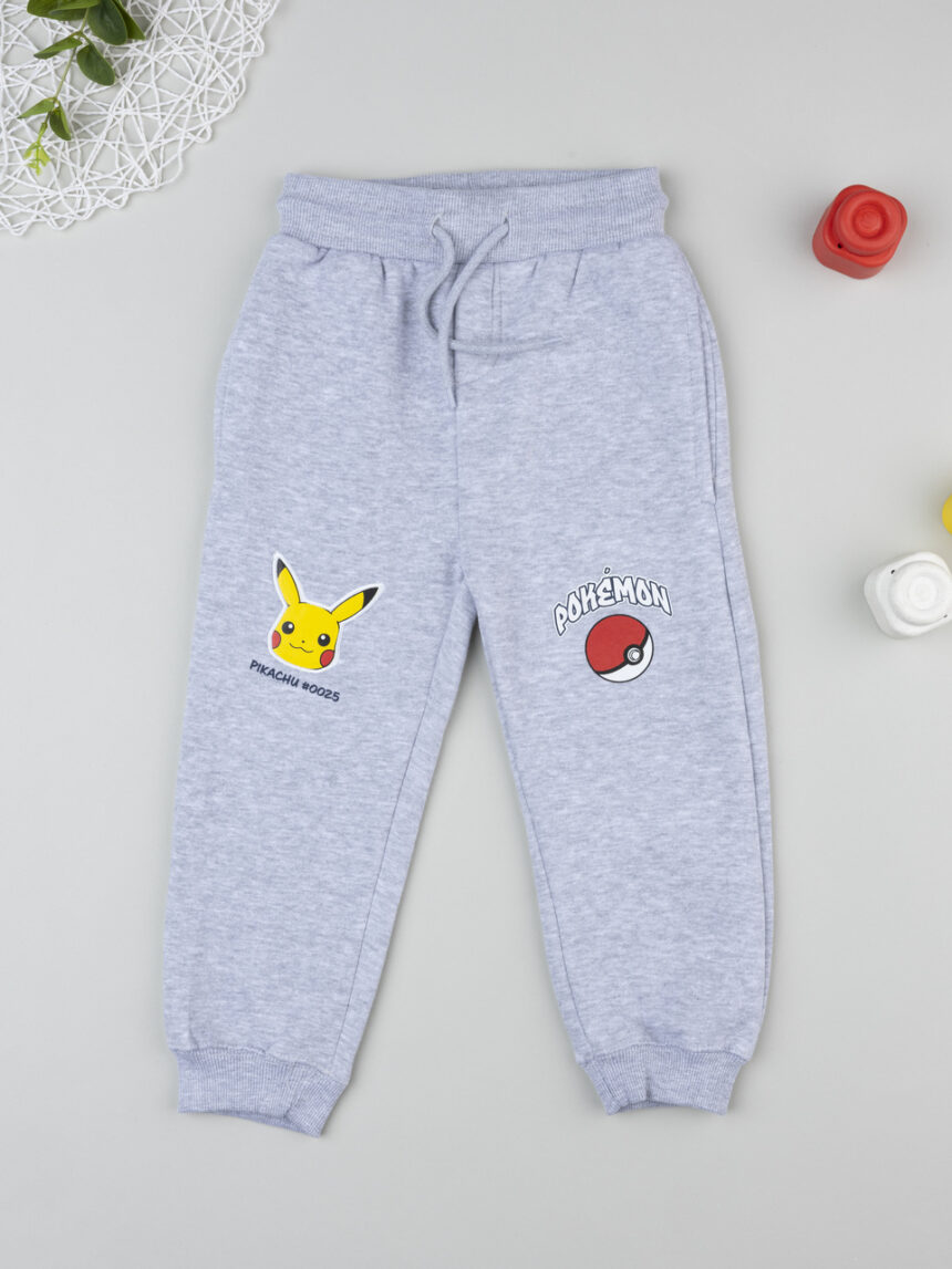 παιδικό παντελόνι φόρμας γκρι pokémon για αγόρι - Prénatal