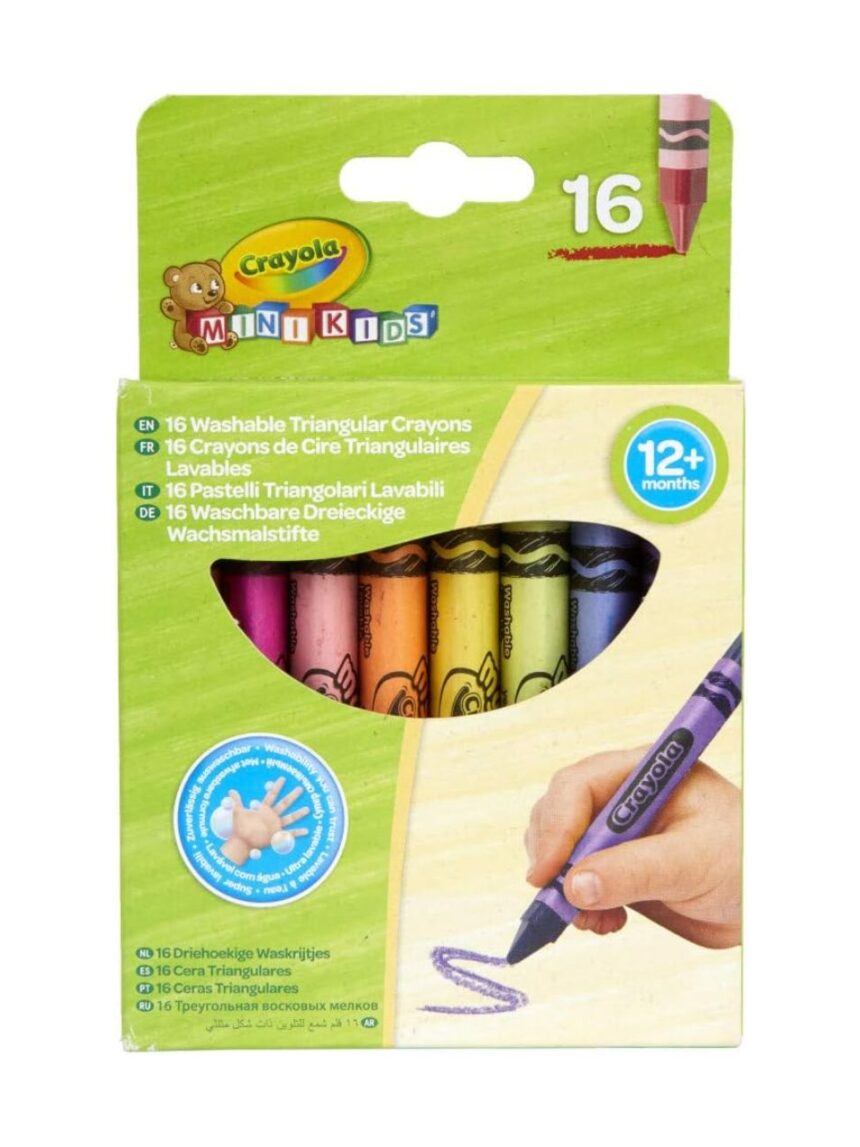 Crayola wash κηρομπογιές 16τμχ - Crayola