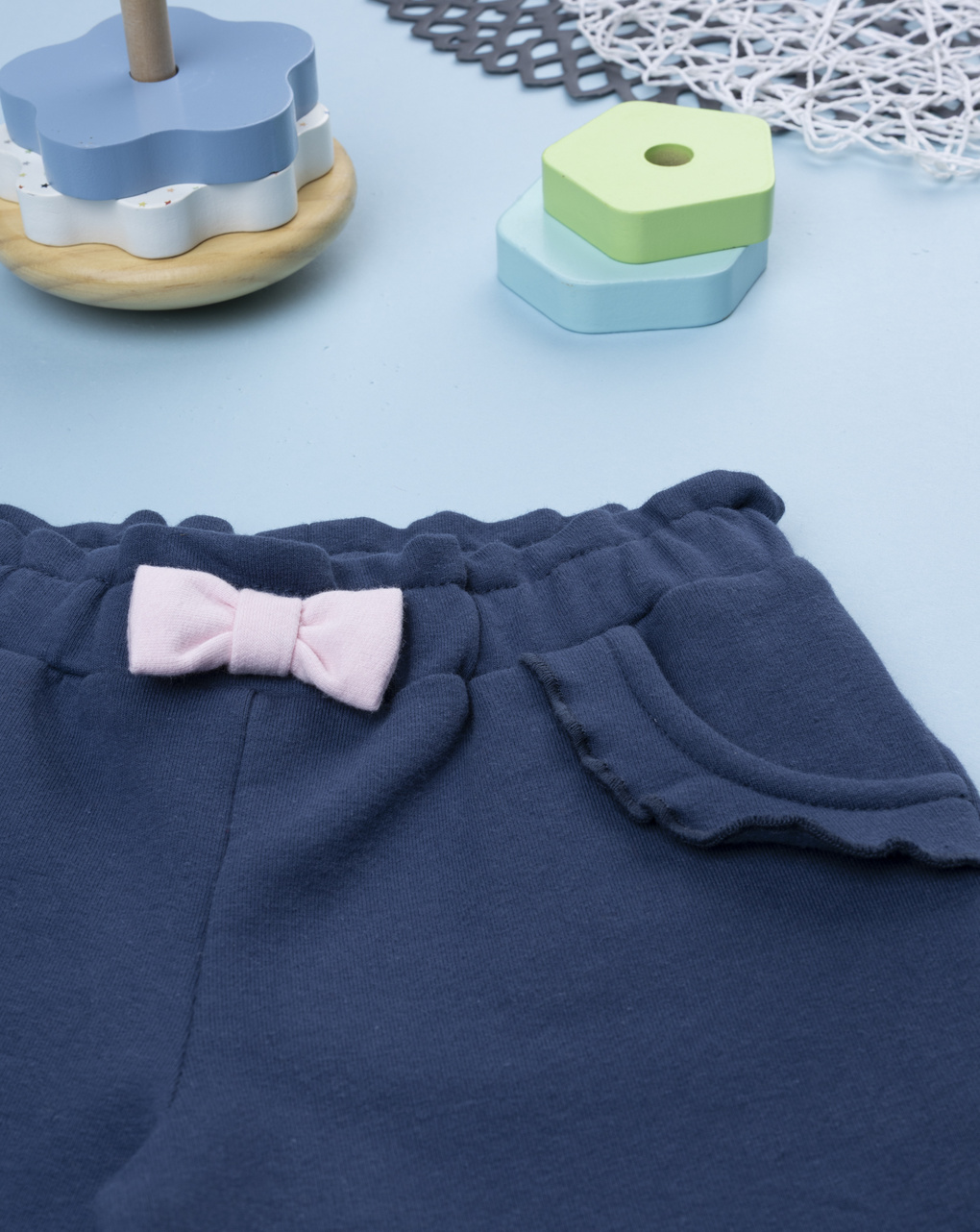 βρεφικό παντελόνι φόρμας μπλε minnie για κορίτσι - Prénatal