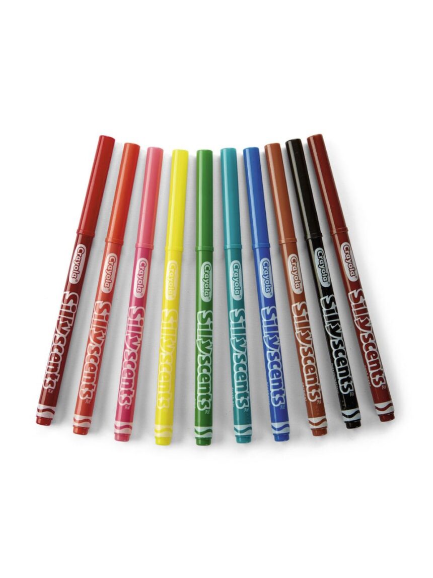 Crayola wash silly scents μαρκαδόροι 10τμχ 58-5071-e-000 - Crayola