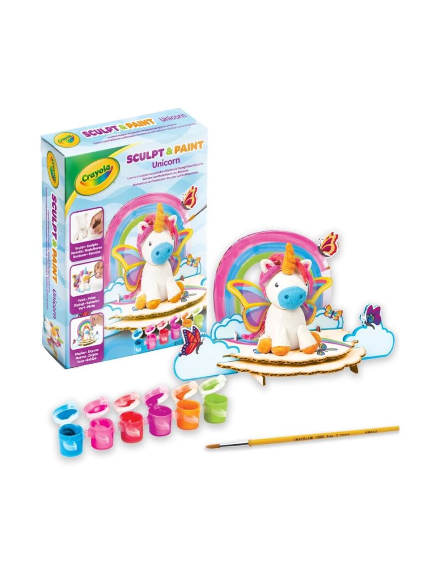 Crayola paint & sculpt unicorn – σετ δημιουργίας μονόκερου - Crayola