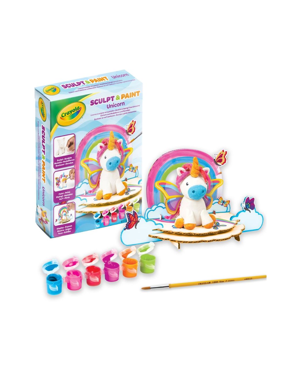 Crayola paint & sculpt unicorn – σετ δημιουργίας μονόκερου - Crayola