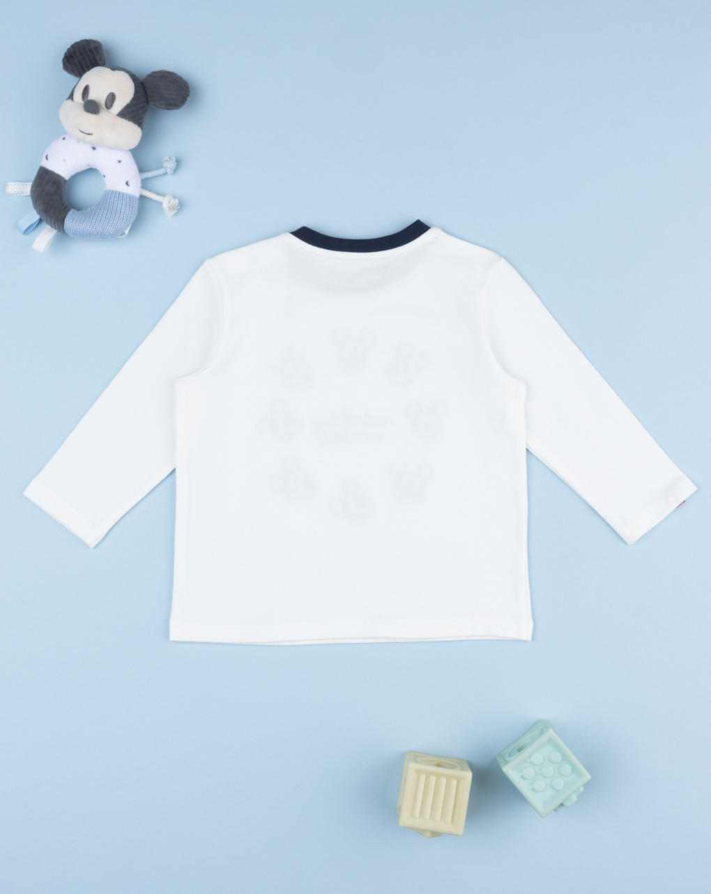 βρεφική μπλούζα λευκή mickey για αγόρι - Prénatal