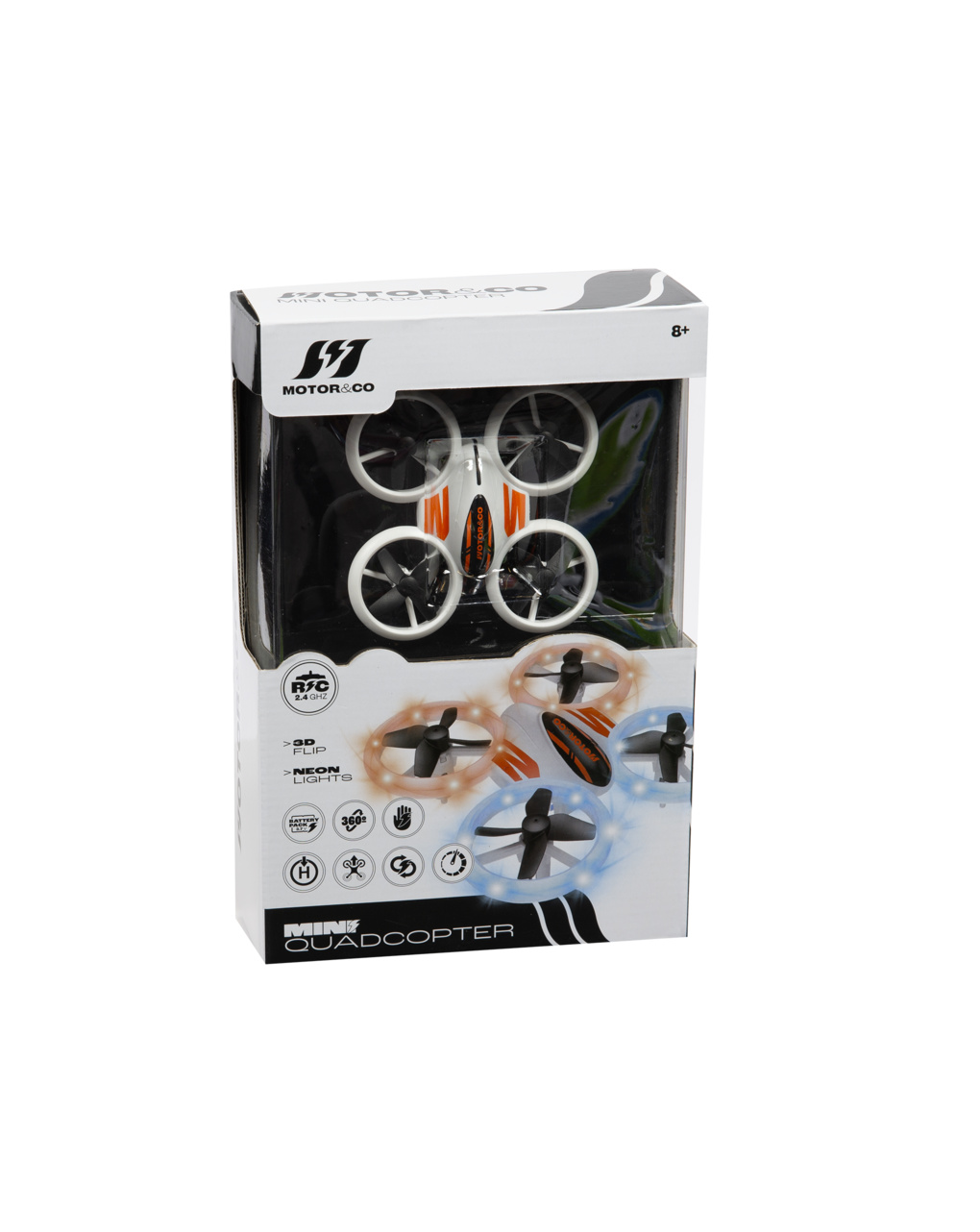 Motor & co mini drone 360° φως νέον - Motor&Co