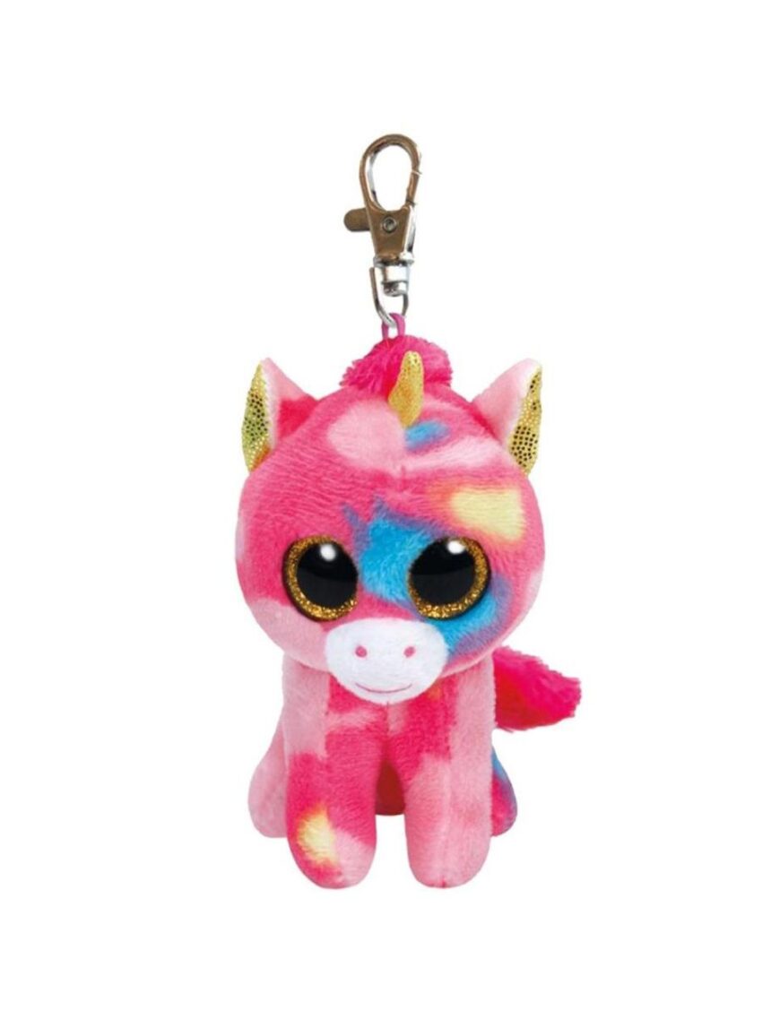 Ty beanie boos fantasia χνουδωτό μπρελόκ μονόκερος πολύχρωμος 8.5cm 1607-36619 - TY