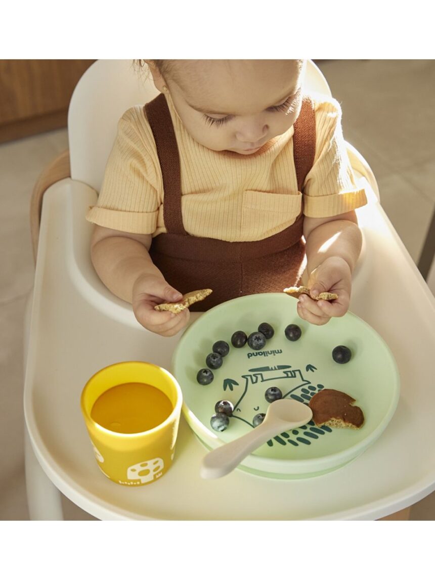 Miniland blw σετ φαγητού σιλικόνης forest ml89639 - Miniland