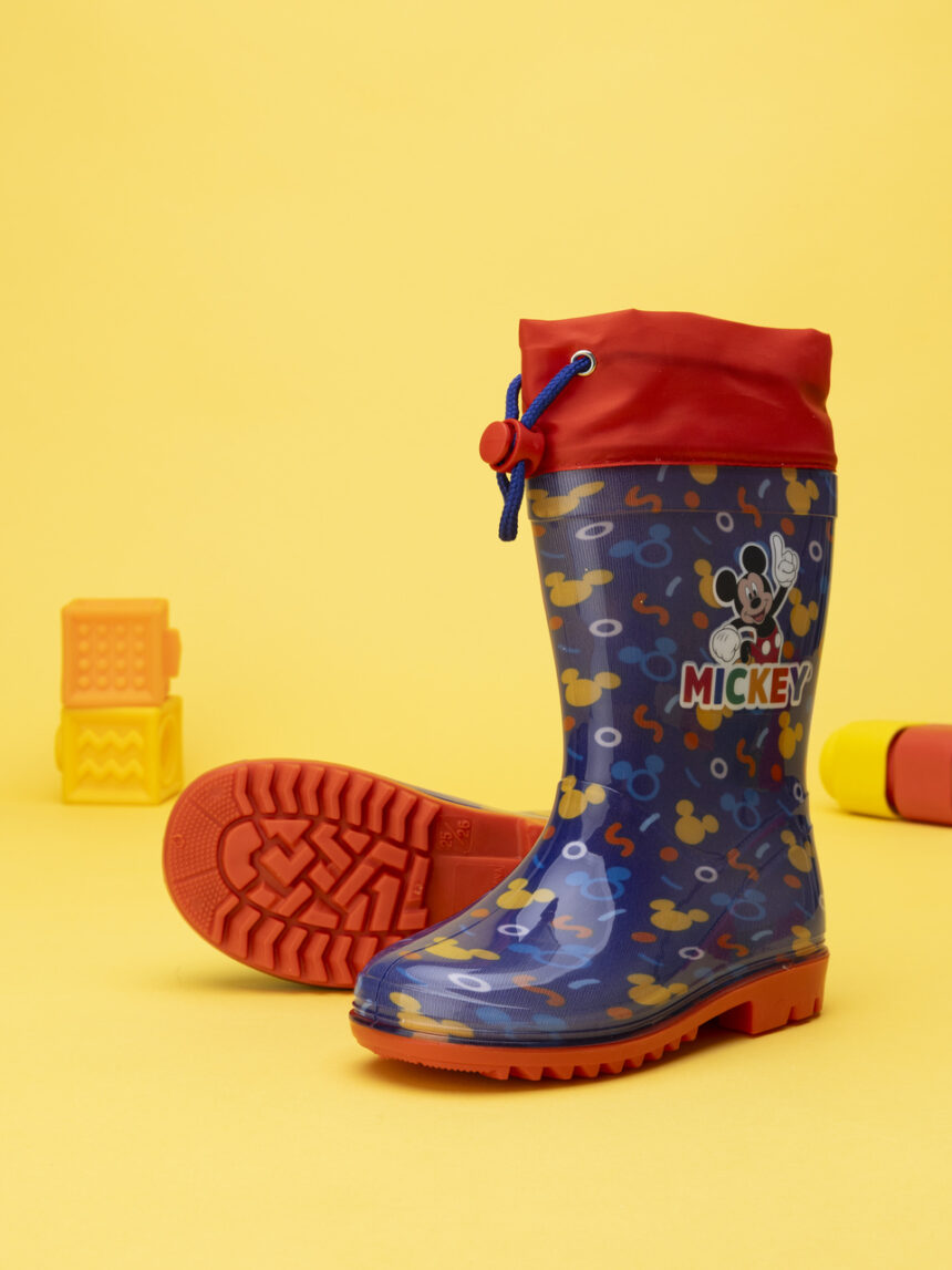 παιδικές γαλότσες μπλε με το mickey για αγόρι - Prénatal