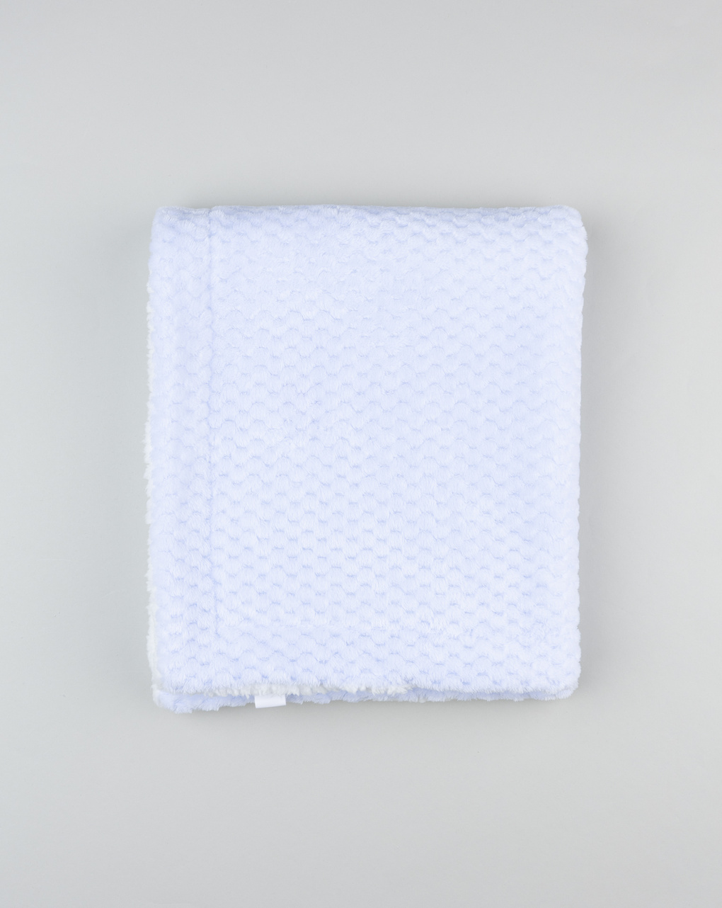 βρεφική σενίλ κουβέρτα γαλάζια με γουνάκι για αγόρι - Prénatal