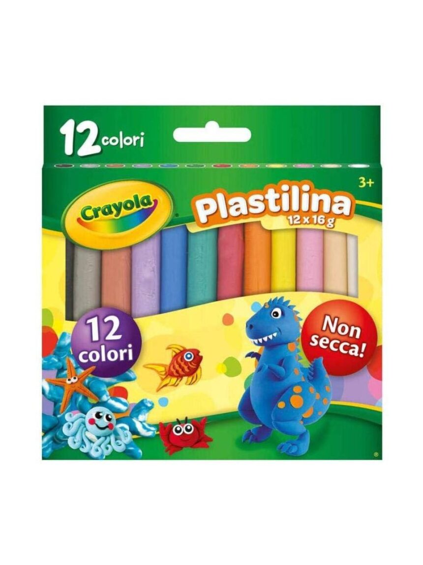 Crayola πλαστελίνα modeling clay σετ 12τμχ - Crayola