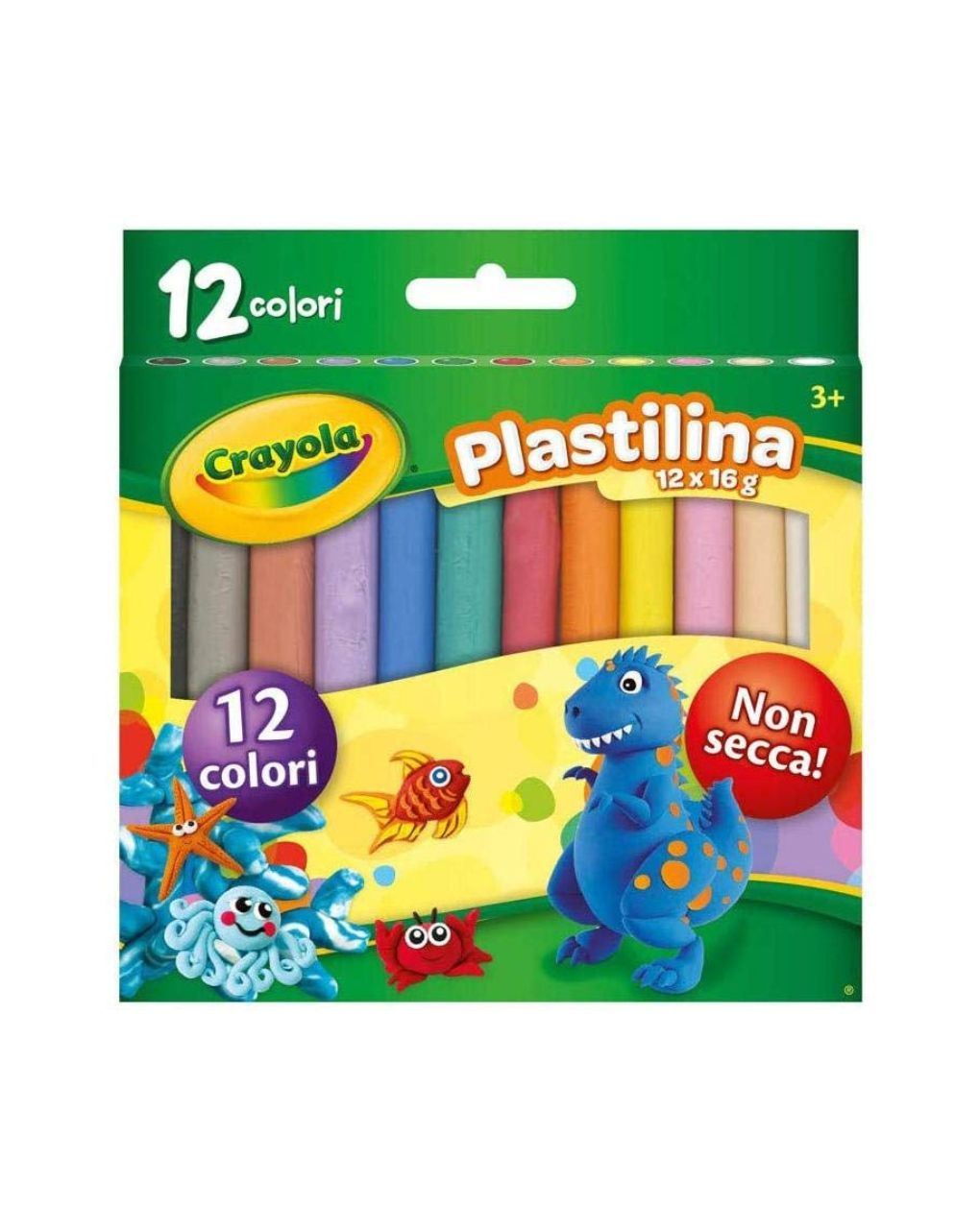 Crayola πλαστελίνα modeling clay σετ 12τμχ - Crayola