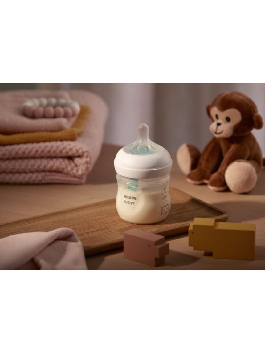 Philips avent πλαστικό μπιμπερό natural response με airfree vent 125ml 0m+ scy670/01 - Philips Avent