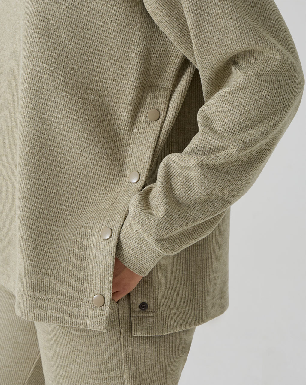 γυναικείο πουλόβερ εγκυμοσύνης/θηλασμού λαδί - Prénatal