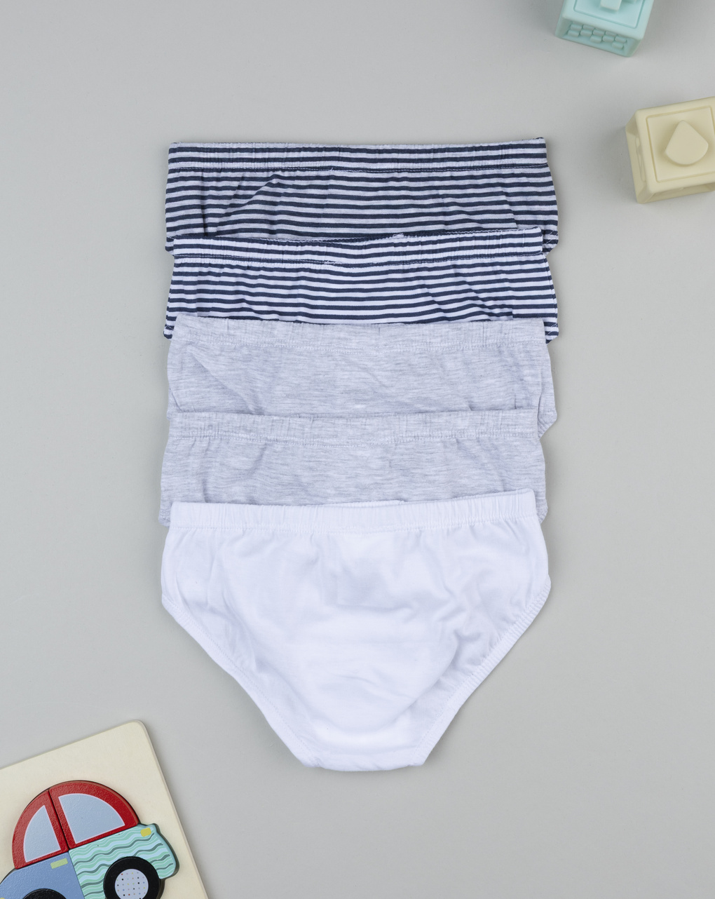 παιδικά σλιπ πακέτο x5 race day για αγόρι - Prénatal