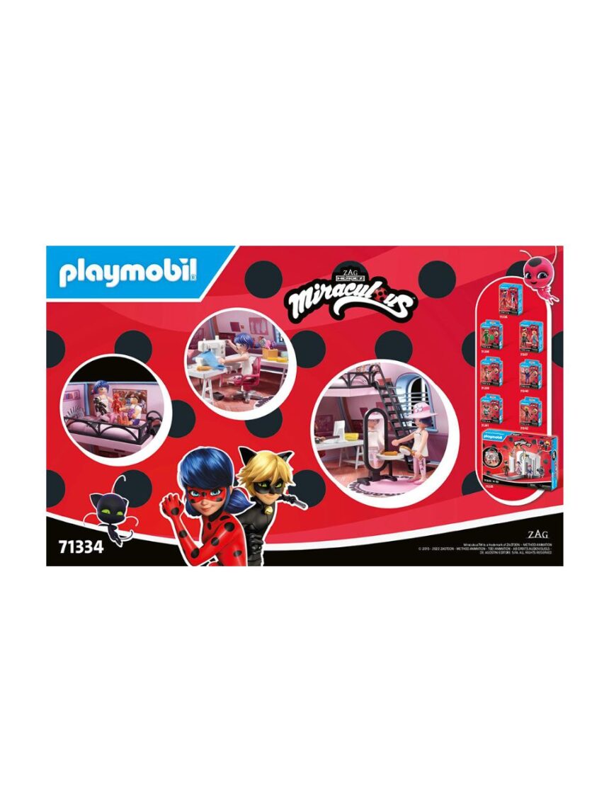 Playmobil miraculous το δωμάτιο της marinette 71334 - Playmobil