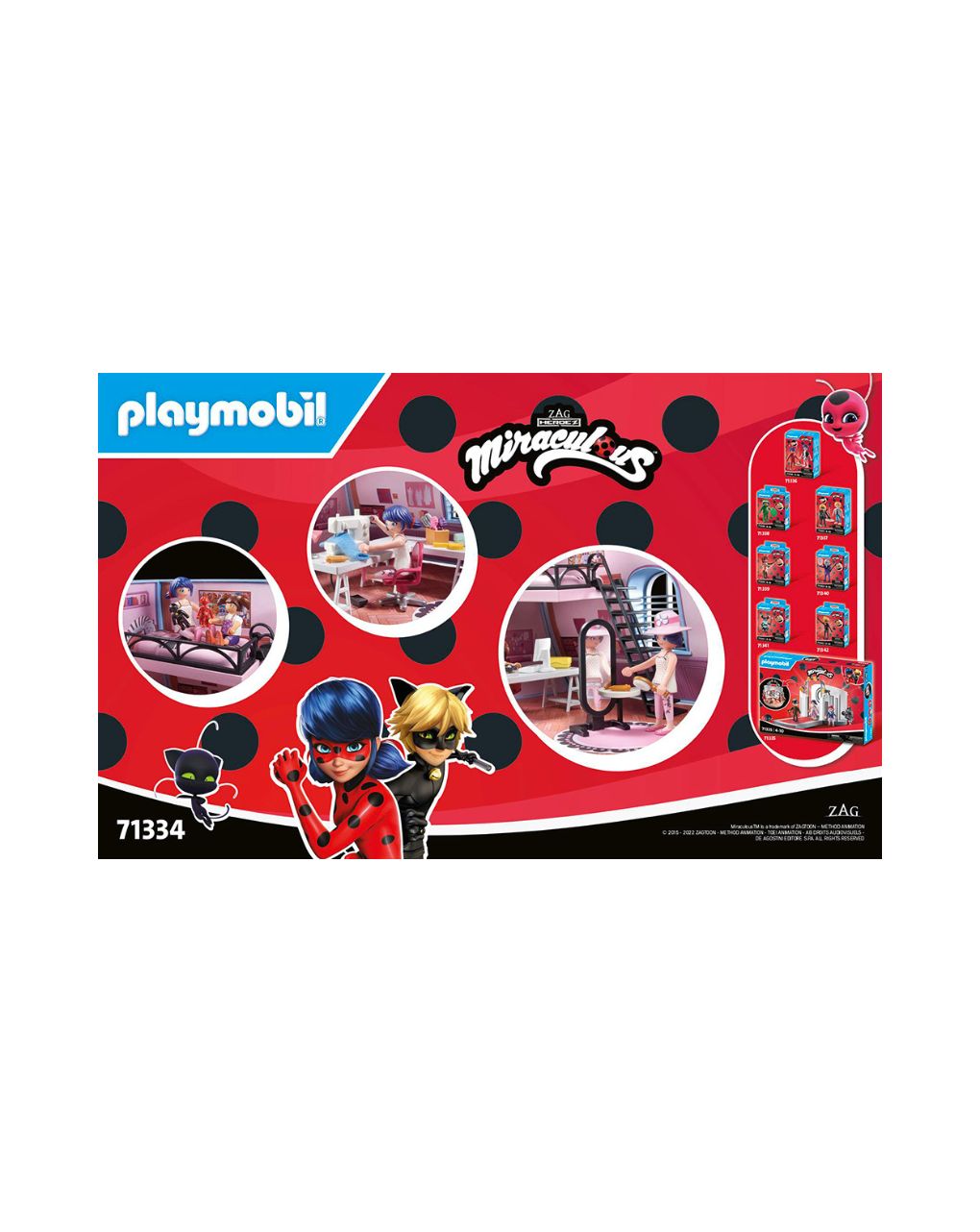 Playmobil miraculous το δωμάτιο της marinette 71334 - Playmobil
