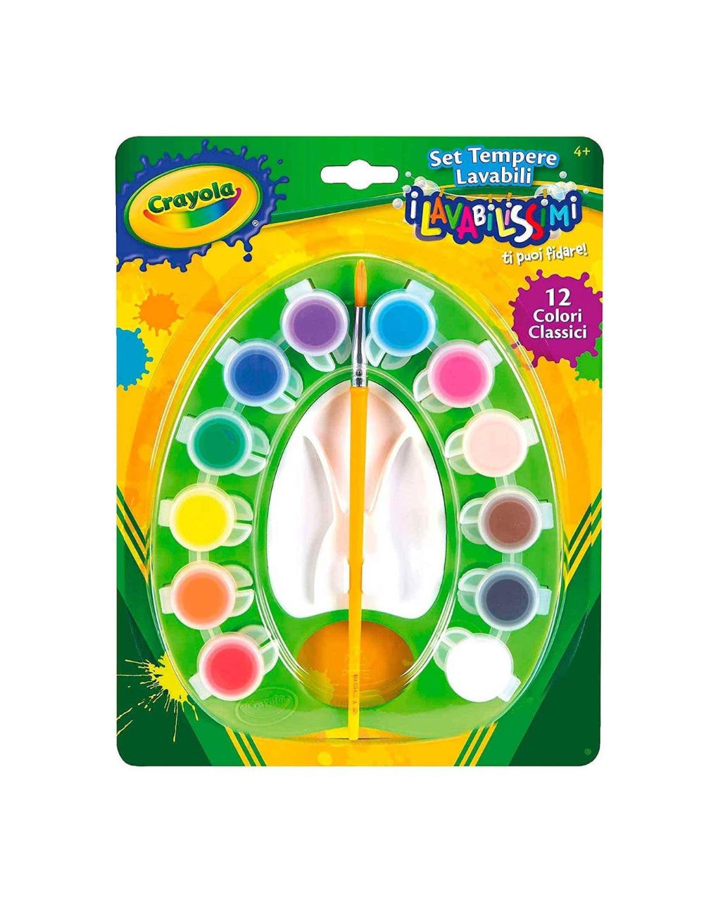 Crayola σετ πλενόμενες τέμπερες 12τμχ - Crayola