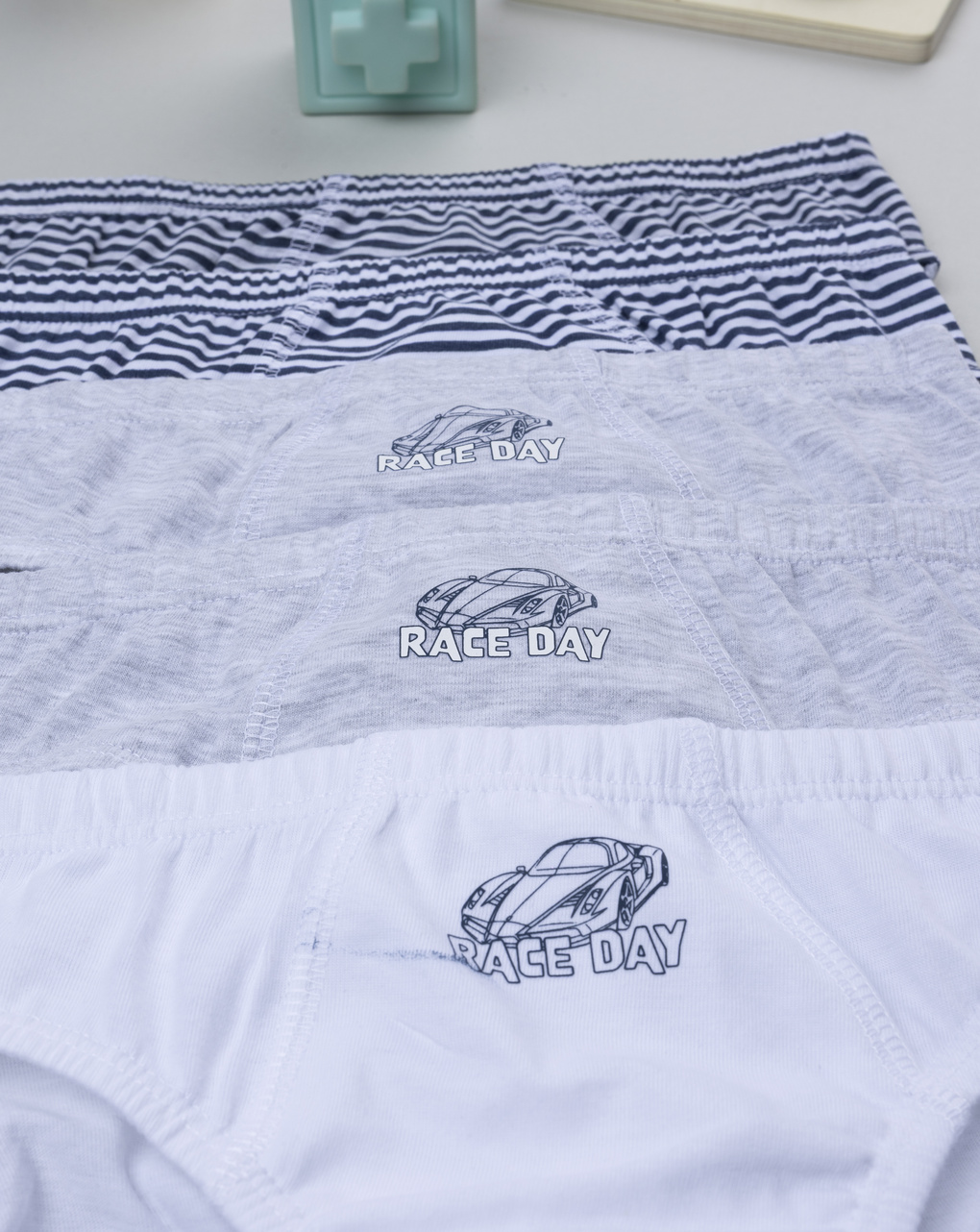 παιδικά σλιπ πακέτο x5 race day για αγόρι - Prénatal