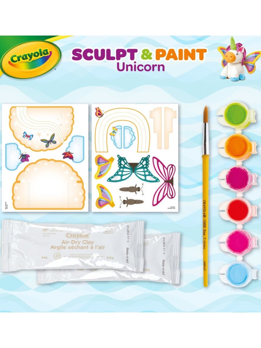 Crayola paint & sculpt unicorn – σετ δημιουργίας μονόκερου - Crayola