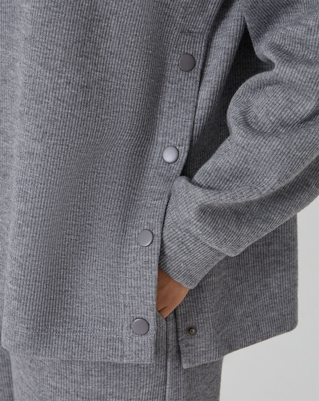 γυναικείο πουλόβερ εγκυμοσύνης/θηλασμού γκρι - Prénatal