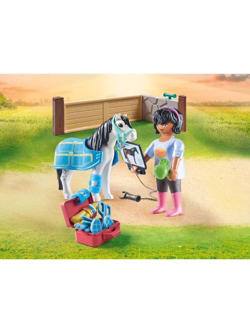 Playmobil horses of waterfall ιππίατρος και άλογο 71497 - Playmobil