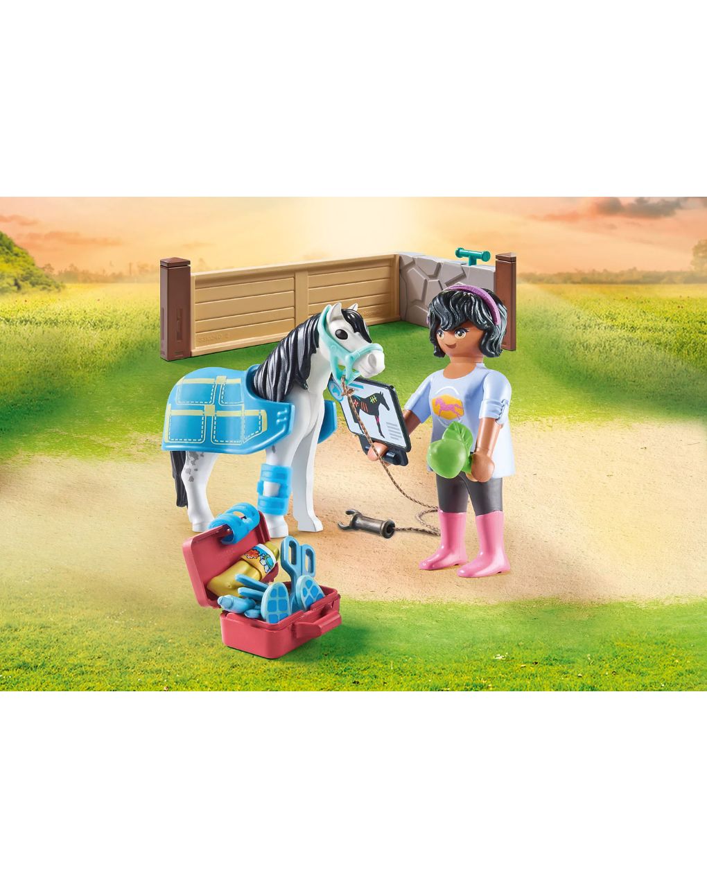 Playmobil horses of waterfall ιππίατρος και άλογο 71497 - Playmobil