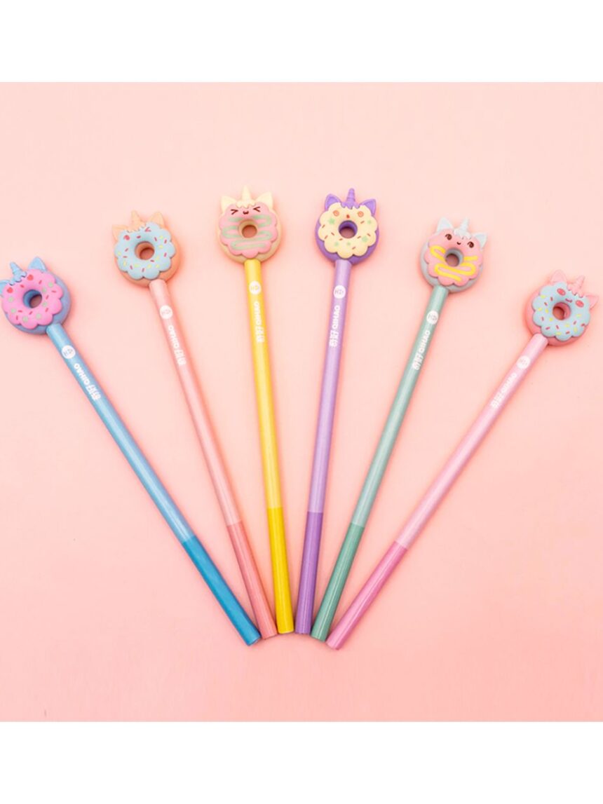 Little tree σετ γόμες 3τμχ fancy eraser set: donuts qh-8429 (2 σχέδια) - LITTLE TREE