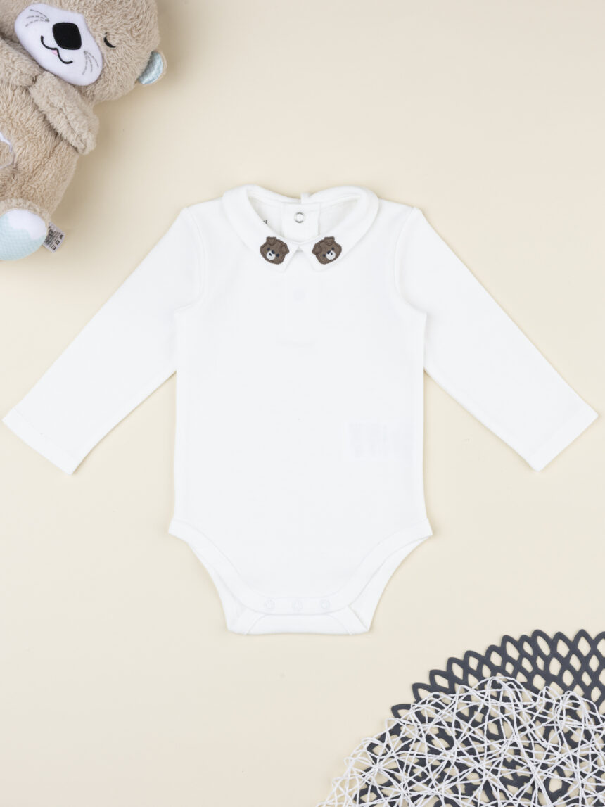 βρεφικό κορμάκι λευκό cute puppies για αγόρι - Prénatal