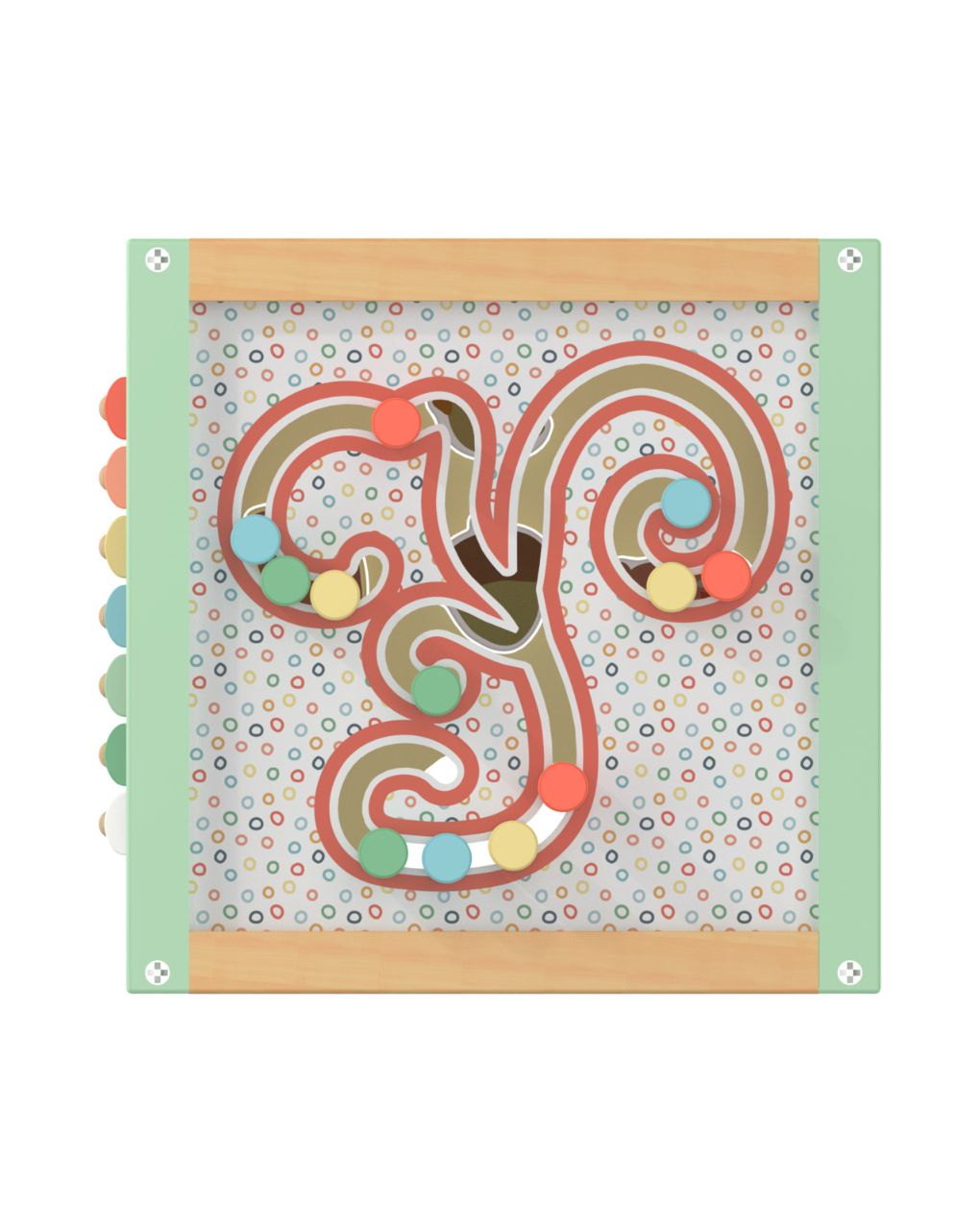 Wood ’n play maxi ξύλινος κύβος δραστηριοτήτων 18m+ - Wood'N Play