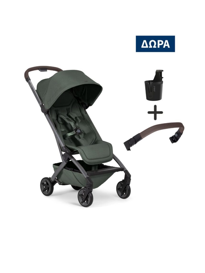 Joolz ελαφρύ καρότσι aer2 forest green δώρο μπάρα προστασίας και ποτηροθήκη 320441 - Joolz