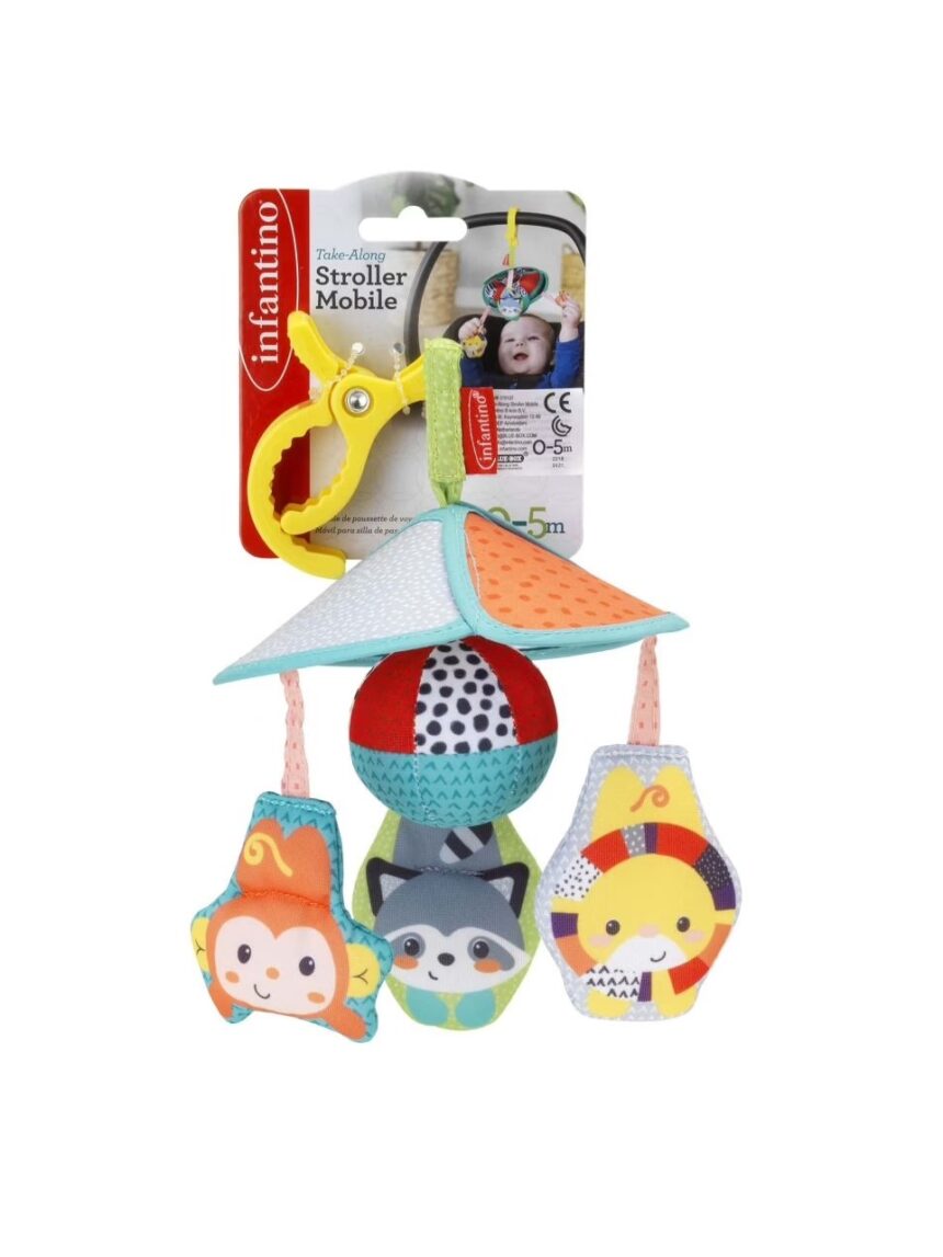 Infantino κρεμαστό παιχνίδι καροτσιού take along stroller mobile b-315107-00 - INFANTINO