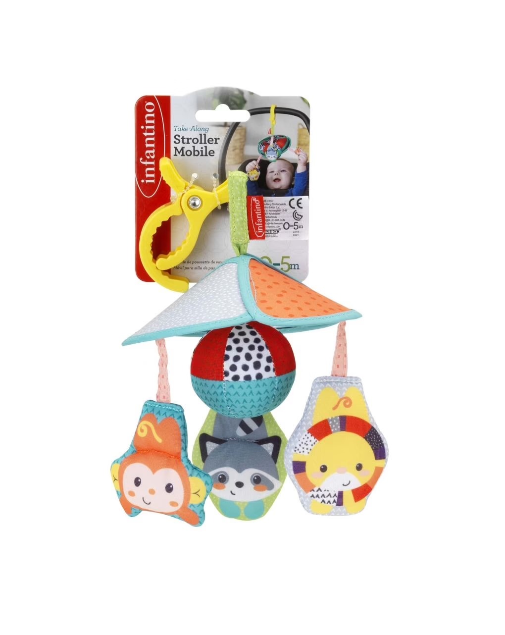 Infantino κρεμαστό παιχνίδι καροτσιού take along stroller mobile b-315107-00