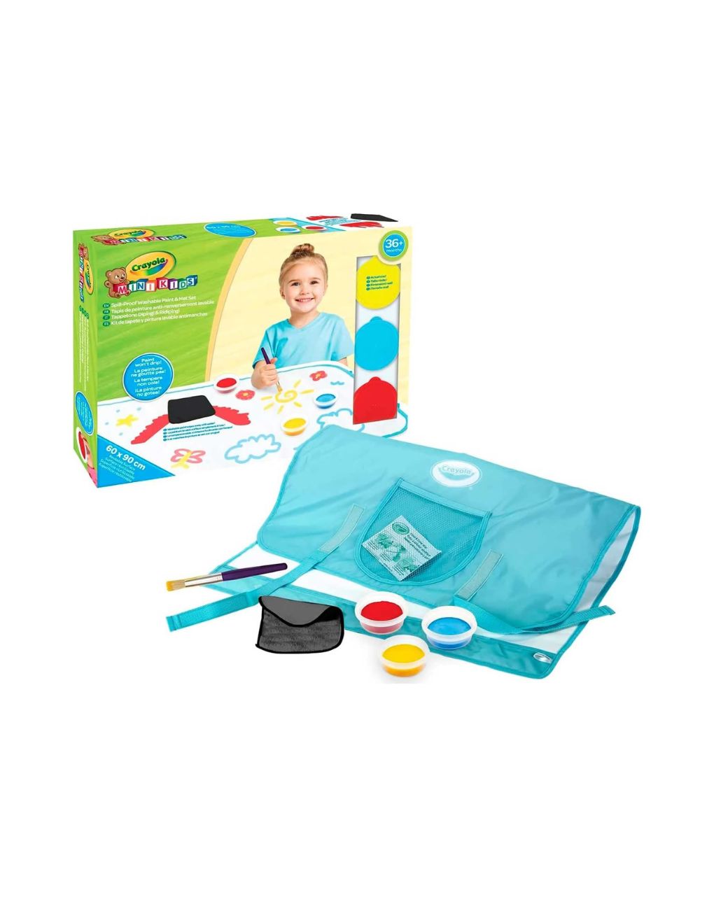 Crayola tapetone maxi μεγάλο επαναχρησιμοποιούμενο χαλάκι ζωγραφικής (60x90cm) - Crayola