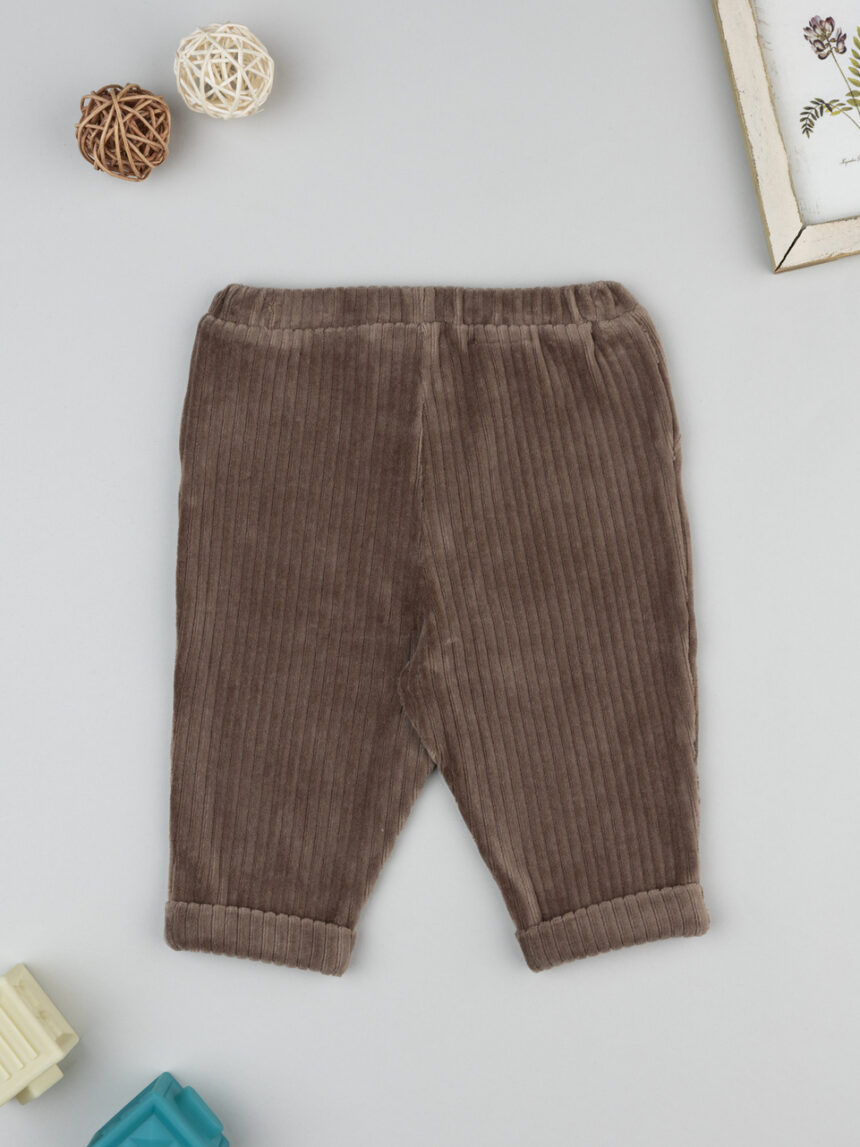 βρεφικό παντελόνι σενίλ cute puppies για αγόρι - Prénatal