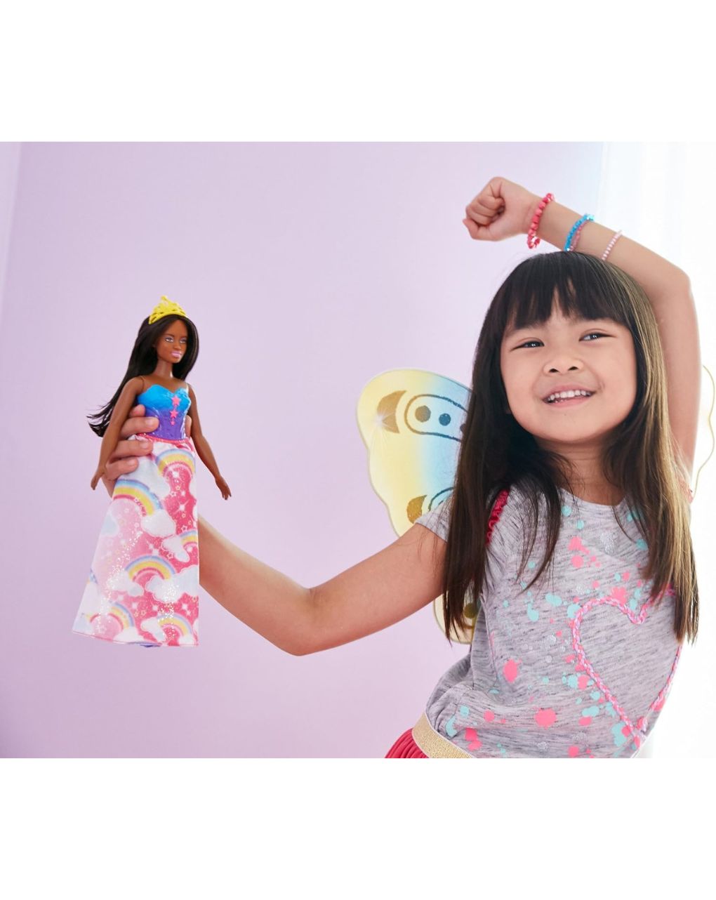 Mattel barbie dreamtopia rainbow πριγκίπισσα κούκλα fjc94 (4 σχέδια) - BARBIE