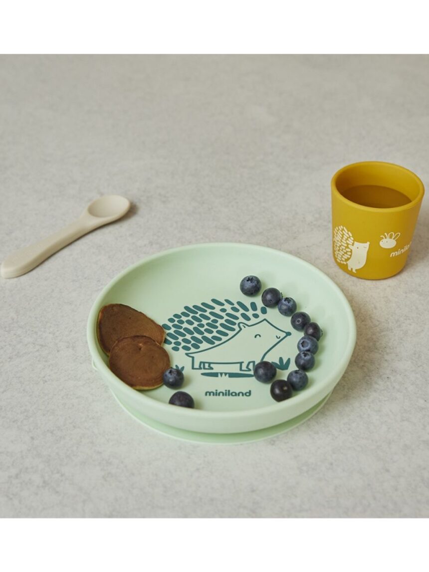 Miniland blw σετ φαγητού σιλικόνης forest ml89639 - Miniland