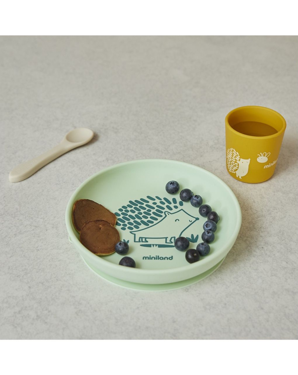 Miniland blw σετ φαγητού σιλικόνης forest ml89639 - Miniland