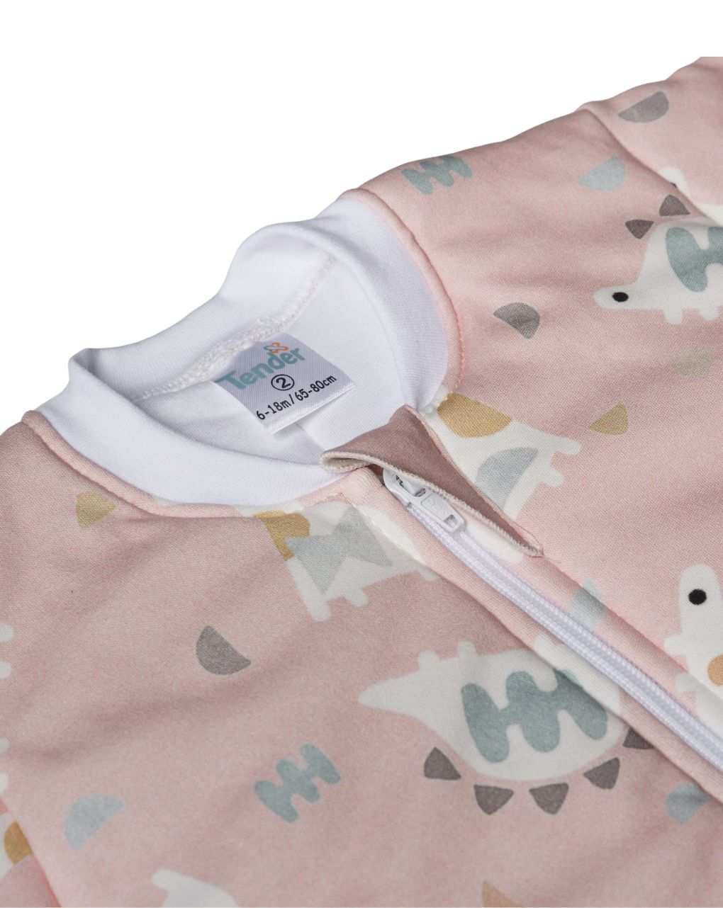 Tender υπνόσακος χειμερινός classic 2.5 tog dino world ροζ 27052 - Tender