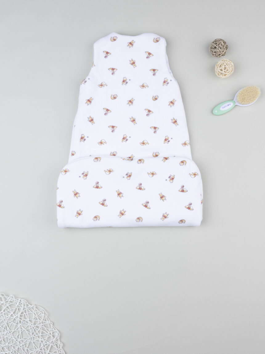 βρεφικός αμάνικος υπνόσακος σενίλ λευκός winnie 2.5 tog - Prénatal