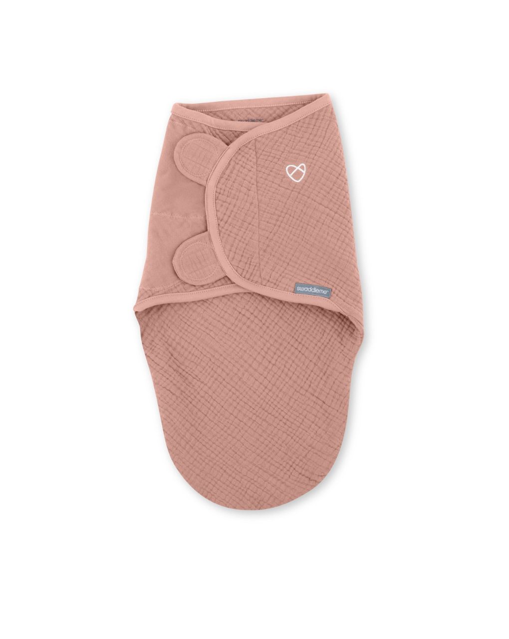 Swaddleme™ by ingenuity™  πάνα αγκαλιάς muslin swaddle blush 1.5 tog 0-3m 17051