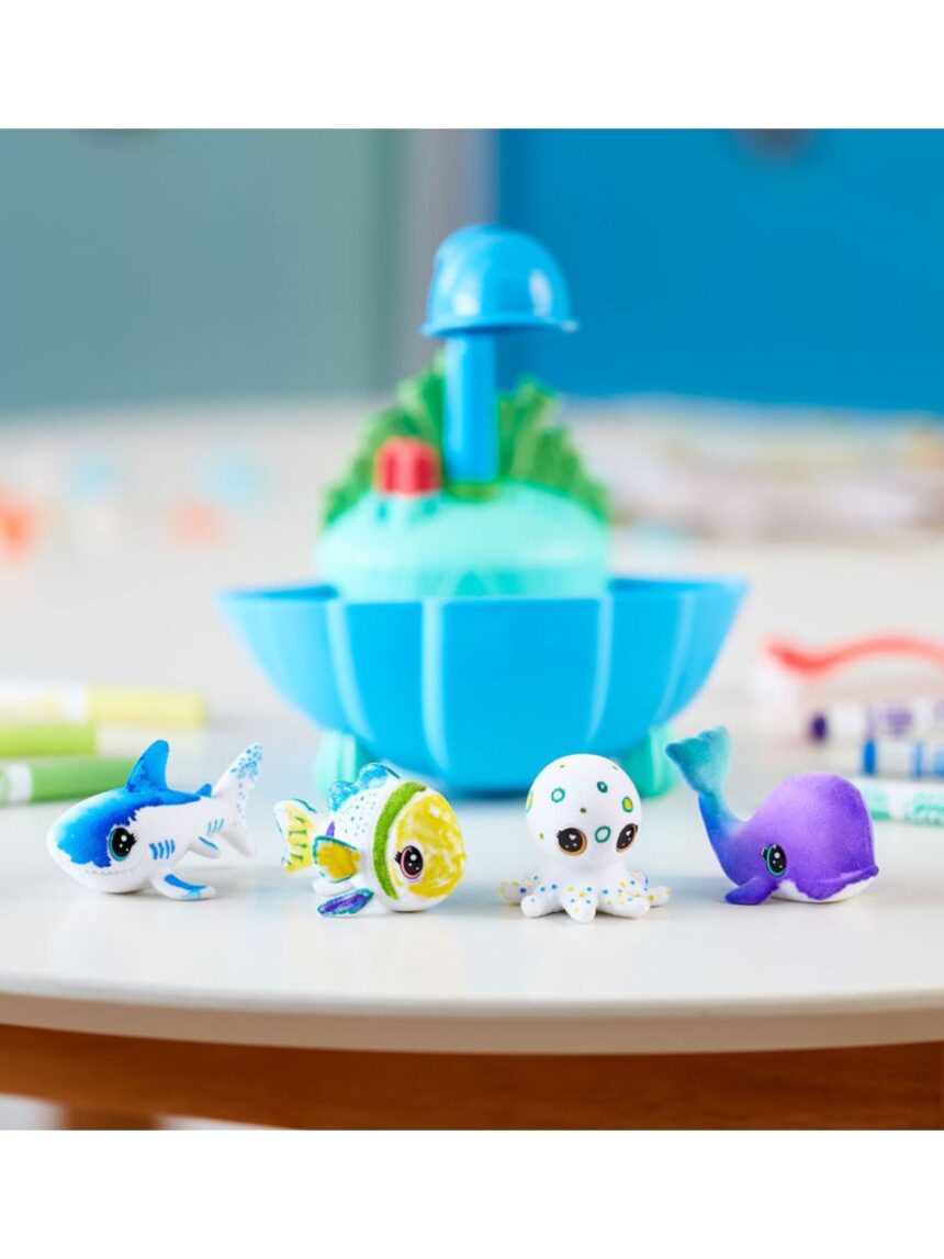 Crayola washimals σετ ζωάκια ωκεανού με μπάνιο και αυτοκόλλητα - Crayola