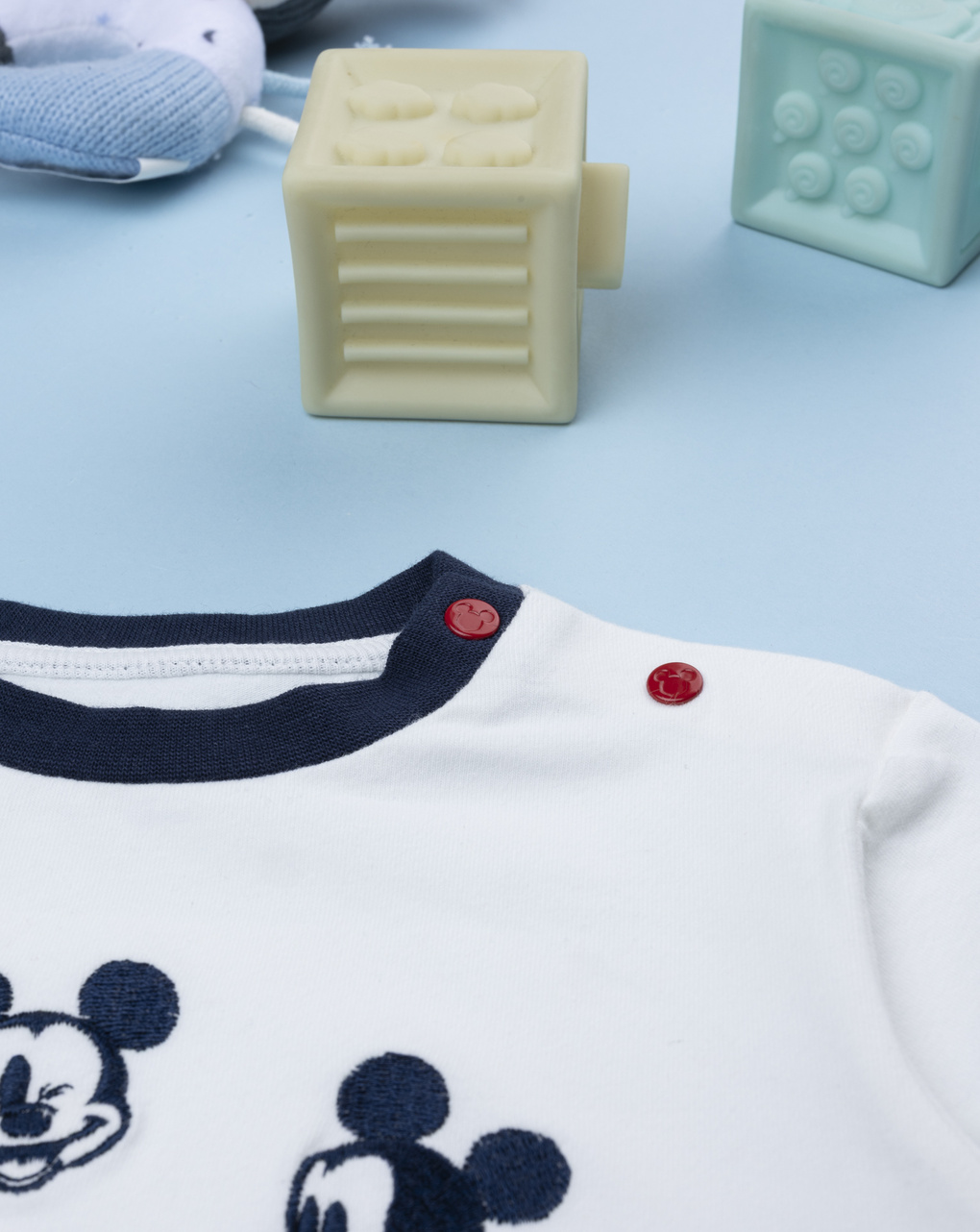 βρεφική μπλούζα λευκή mickey για αγόρι - Prénatal